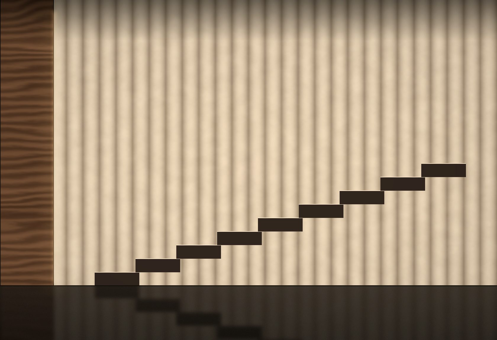 Cage d'escalier signature après